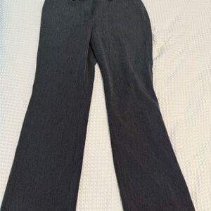 LOFT Curvy Fit Grey Trouser Work Pants